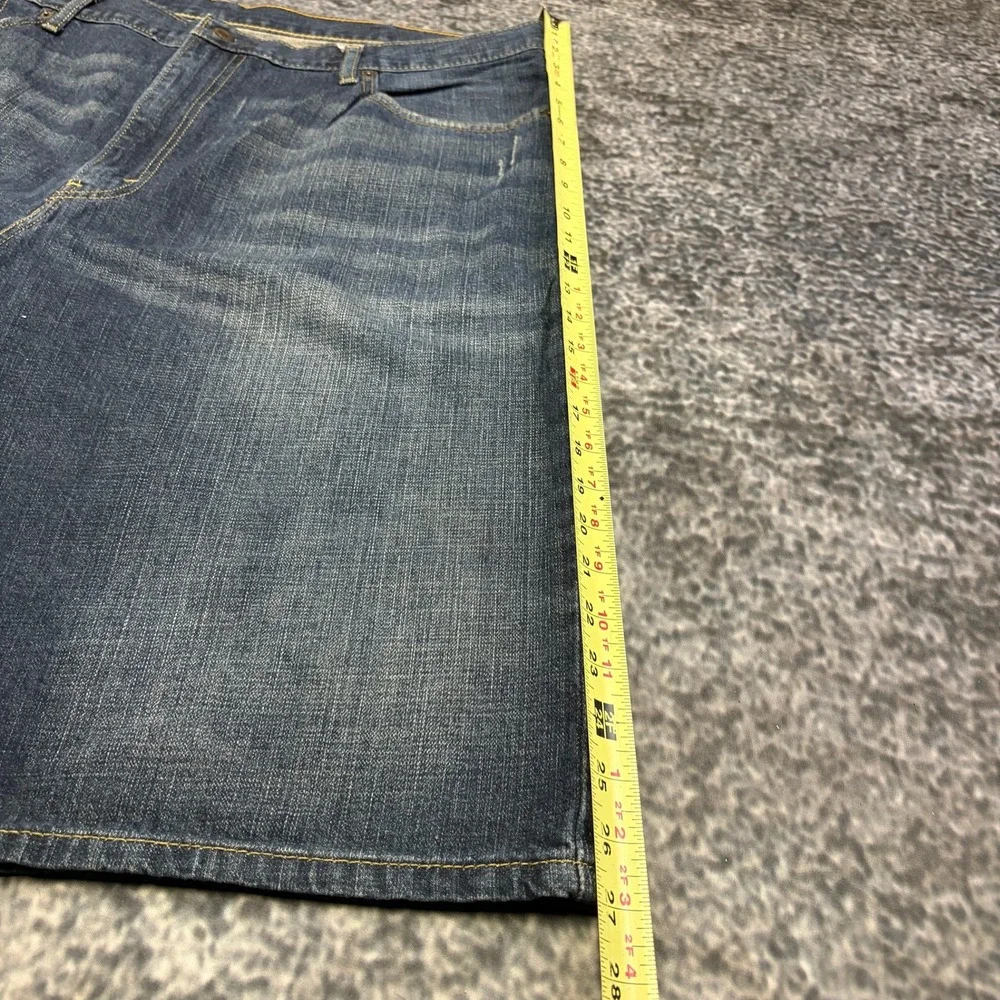 Levi's 569 Jorts Mens 42 Blue Baggy Wide Leg Grunge Skater Denim Shorts